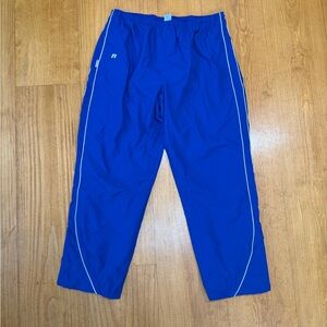 Russell Athletic Blue Pants with White Mesh Detail